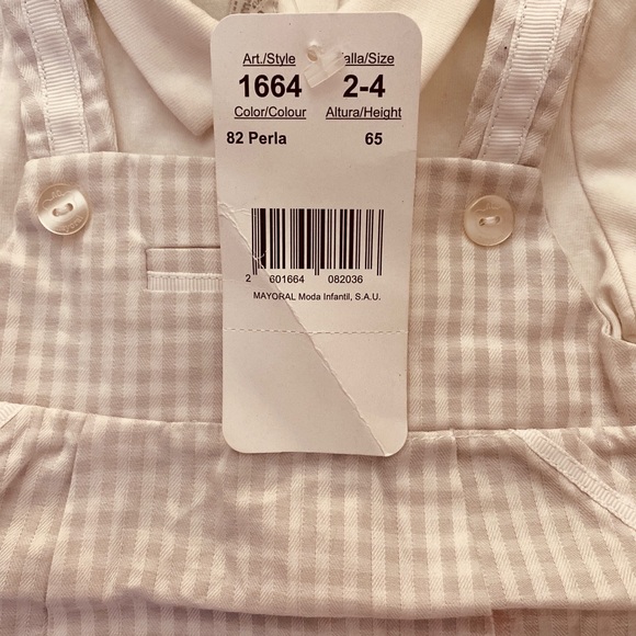 MAYORAL Baby Boy Onesie Size-2-4 months NWT NEW - Picture 4 of 4